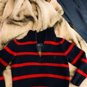 Toddler boys pullover Polo sweater sz3T